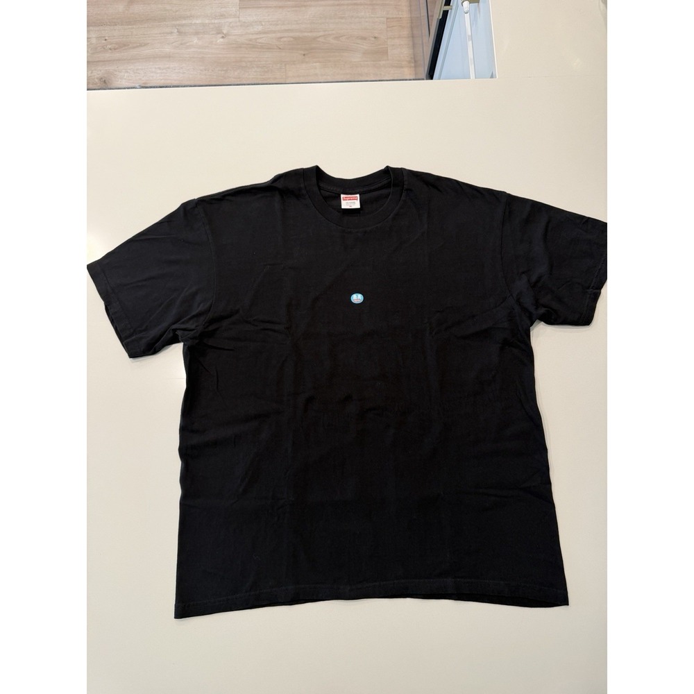 Supreme Sticker Tee Black FW21 Mens XL T-Shirt